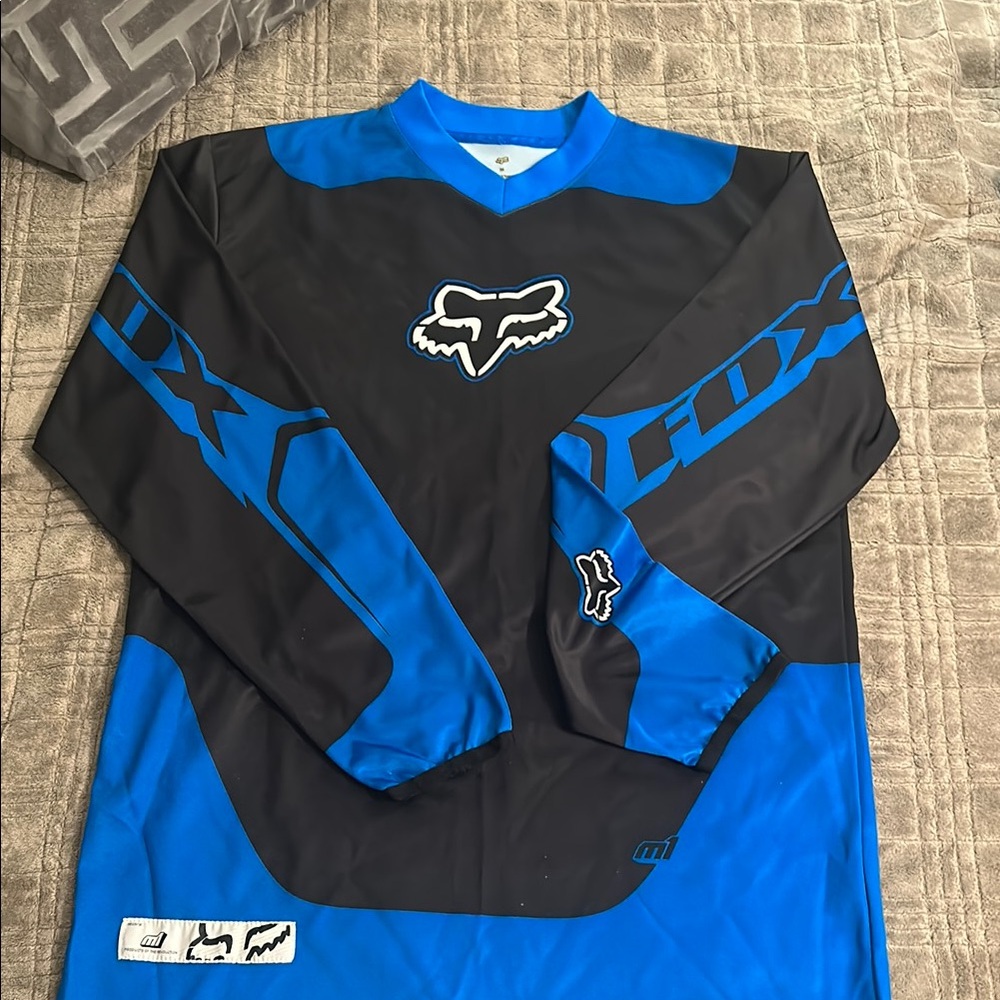 Fox Racing Black and Blue Jersey